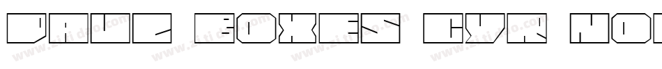 Paul BOXES Cyr Normal字体转换